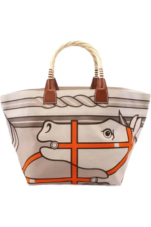Hermès Toile H Plume Quadrige au Fil Steeple 31 tote fra 2011