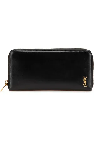 Saint Laurent Tiny Cassandre pung i læder med lynlås fra 2000-2024