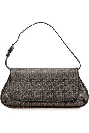 Céline Horse Carriage Coated skuldertaske i kanvas fra 2008