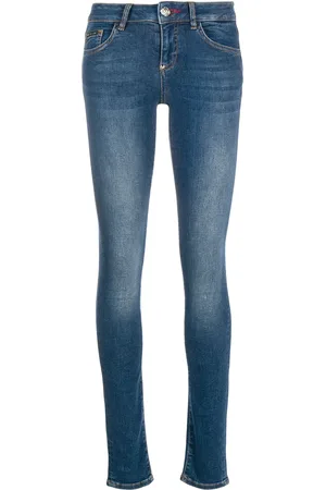 Philipp Plein Skinny-jeans med krystaludsmykning