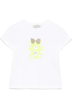 Twin-Set T-shirt med krystaludsmykning