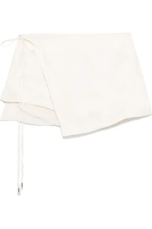 BLUMARINE Shorts med draperet panel
