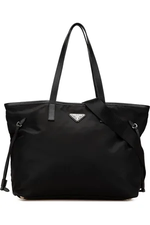 Prada Omdannelig Tessuto tote-taske med Saffiano-kant fra 2013-2024