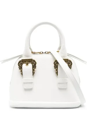 VERSACE Tote i imiteret læder med Baroque-spænde