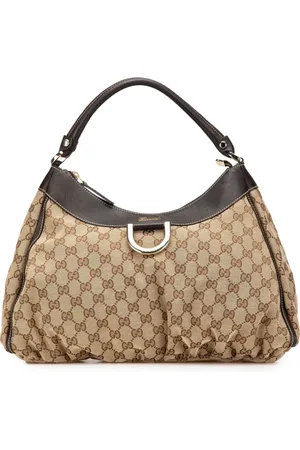 Gucci GG Canvas Abbey D-Ring skuldertaske fra 2000-2015