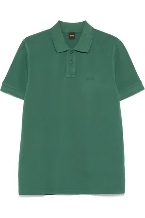 HUGO BOSS Polo i piqué med broderet logo
