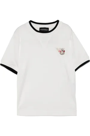 Emporio Armani T-shirt med logobroderi