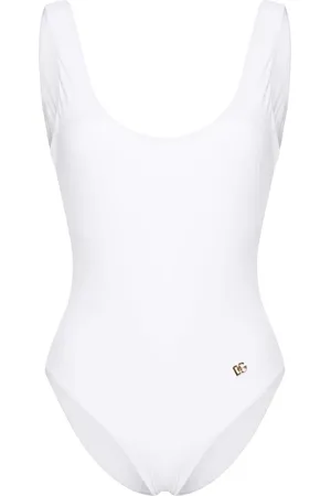 Dolce & Gabbana Badedragt med logoplade og bryderryg