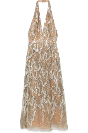Elie saab Mellemlang kjole med pailletter