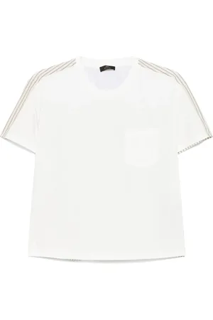 Twin-Set T-shirt med paneler