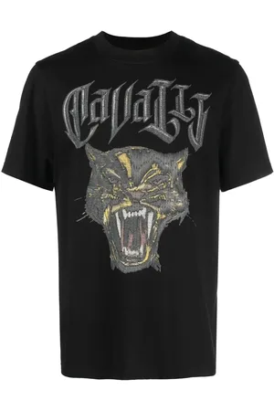 Roberto Cavalli T-shirt med pantertryk