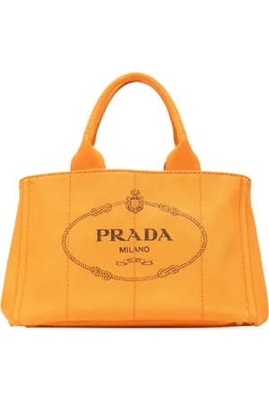 Prada Canapa satchel-taske med logo fra 2013-2025