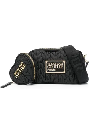 VERSACE Crossbody-taske med logoplade
