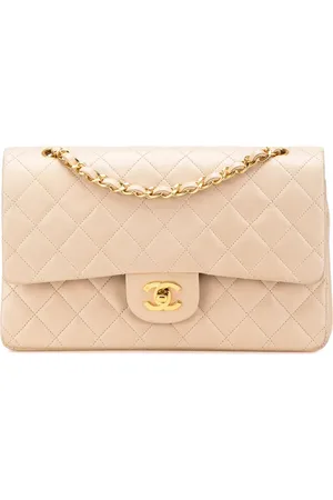 CHANEL Mellemstor Double Flap skuldertaske fra 1991-1994