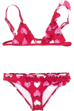 Nº21 Bikini med jordbærtryk
