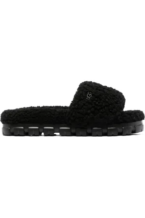 UGG Maxi Curly Scuffetta sandaler i fåreskind
