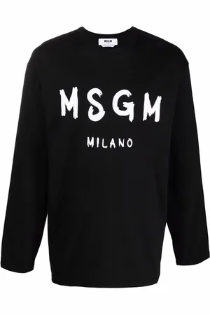 Msgm Langærmet sweatshirt med logo