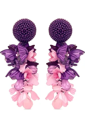 Oscar de la Renta Blomster-øreringe