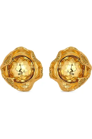 Oscar de la Renta Crystal Nest øreringe