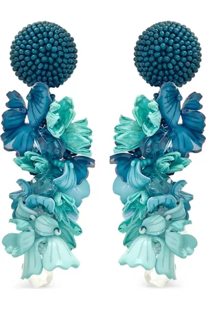 Oscar de la Renta Blomster-øreringe