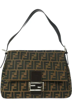 Fendi 1990-2000 Zucca Mamma Baguette-håndtaske