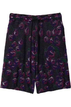 Burberry Shorts i intarsia-strik med mønster