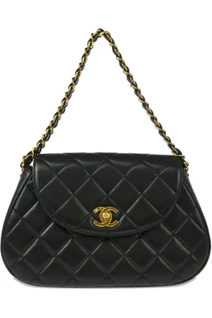 CHANEL Håndtaske i lammeskind med kæde fra 1995