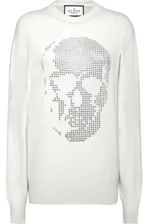 Philipp Plein Sweatshirt med krystaludsmykning