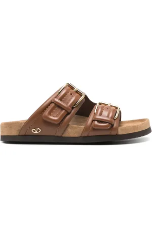 VALENTINO GARAVANI Sandaler i læder med VLogo