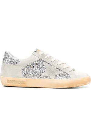 Golden Goose Super-Star sneakers med glimmerdetalje