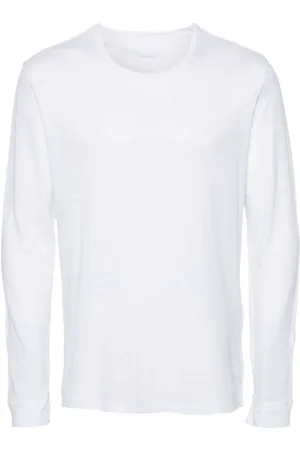 120% Lino Semi-gennemsigtig T-shirt i hør