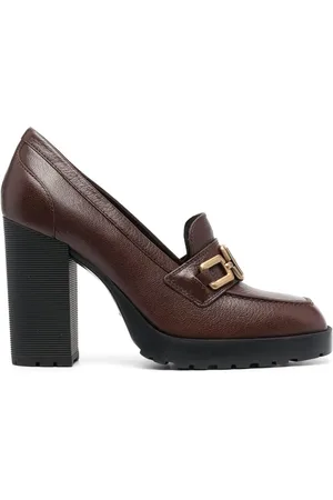 Hogan H623 85mm loafers med hæl