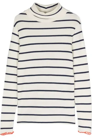 Bellerose Stribet top med rullekrave