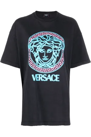 VERSACE T-shirt med broderet Medusa
