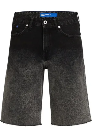 Karl Lagerfeld Denimshorts med ombre-effekt