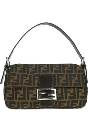 Fendi Zucca Baguette håndtaske fra 1990-2000
