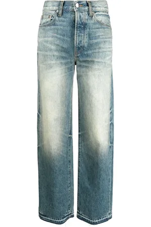 AMIRI Jeans med lige ben og slitageeffekt