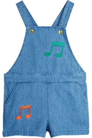 Mini Rodini Overalls med node-broderi