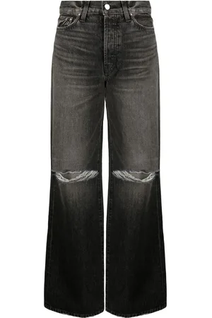 AMIRI Jeans med brede ben og slitageeffekt