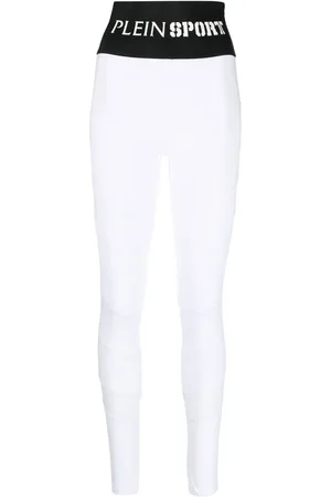 Philipp Plein Højtaljede leggings med logobånd