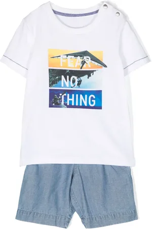 Lapin House Top og shortssæt med logotryk