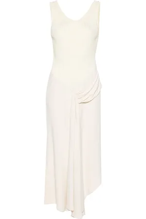 Victoria Beckham Asymmetrisk midi-kjole med paneler