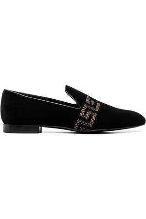 VERSACE Loafers med Greca-broderi