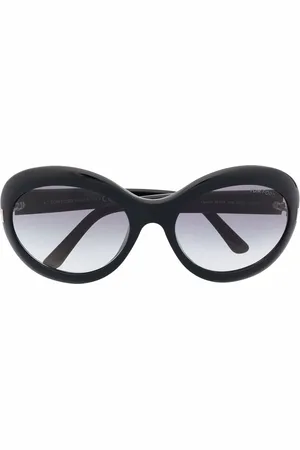 Tom Ford Runde solbriller med tonet glas