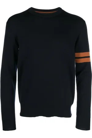 Ermenegildo Zegna Uldtrøje med stribedetalje