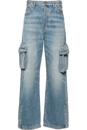 AMIRI Jeans med brede ben og mellemhøj talje