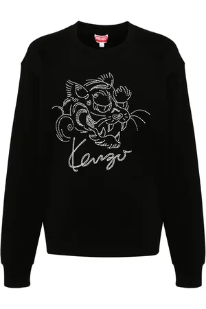 Kenzo Sweatshirt med tigerbroderi