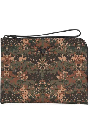 Giuseppe Zanotti Fabian clutch med kamuflage-tryk