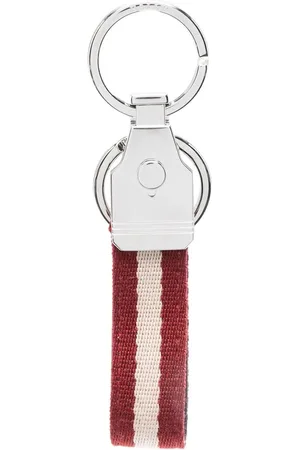 Bally Grosgrain-nøglering med logo