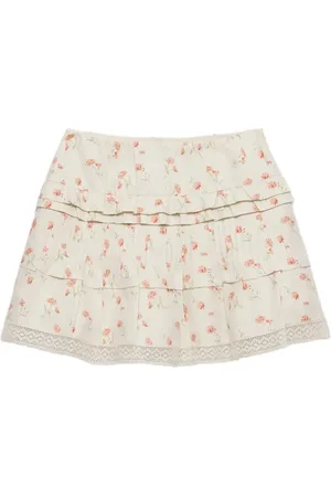 Prada Nederdel med blomstertryk
